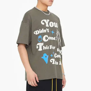 T-shirts imprimés en relief personnalisés pour tenues décontractées – Prix de gros – Vêtements tendance – T-shirts imprimés en relief en promotion - Product Image 3