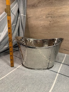 Premium Quality Stainless Steel Hammered Ice Tub Suitable For Catering Events Weddings And Party <b>Serving</b> Wholesale From India - Product Image 4
