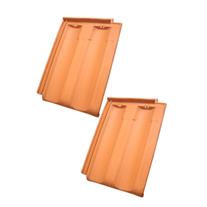 Tejas para Techo Impermeables para Exteriores, Tradicionales, Dobles Romanas, de Arcilla, TUILDONAI N10.2 - Product Image 2
