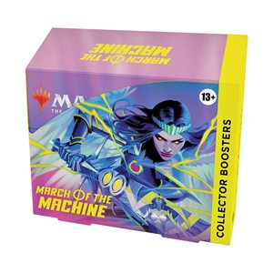 100% ของแท้_เมจิก เดอะ เกเธอร์ริ่ง (MTG) มาร์ช ออฟ เดอะ มัชชีน กล่องบูสเตอร์สำหรับนักสะสม - Product Image 1