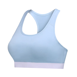 Sports Bra Black Band Racerback Design High Support Workout <b>Top</b> Breathable Seamless Removable Breast Pad Comfortable Push up - Product Image 3