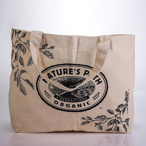 Bolso Tote de lona de algodón negro de alta calidad, bolsa de playa y compras de gran tamaño con logotipo impreso personalizado, venta al por mayor de alta calidad - Product Image 6