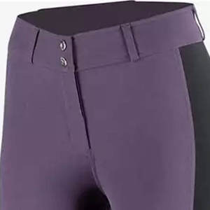 Leggings d'équitation pour femmes en velours côtelé avec assise intégrale en silicone, Culottes d'équitation, Collants d'équitation, Vente en gros - Product Image 6