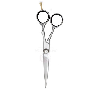 Tijeras de Peluquería con Acabado Espejo, Acero Alemán, Hoja Afilada, Tijeras de Corte de Pelo Profesionales, Tornillo de Ajuste Elegante, Reposa Dedos Ajustable - Product Image 5