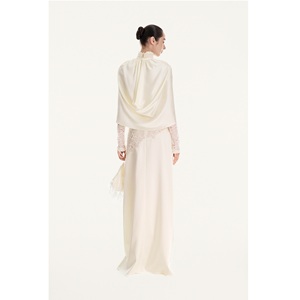 Vestidos elegantes para mujer listos para enviar, vestido largo antiarrugas con cuello en V, tacto suave, nuevo vestido al por mayor para mujer - Product Image 3
