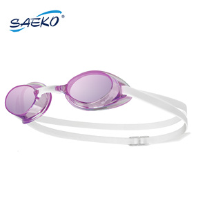 Lunettes de natation SAEKO CE Elite compétitives, verres miroir UV400, anti-buée, étanches, haute qualité - Product Image 3