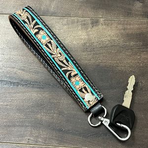 Nuevo Llavero de Cuero Genuino Hecho a Mano de Diseño Personalizado de Lujo, Correa de Muñeca, Cordones para Llaves, Regalo, Accesorios para Llaveros de Bolso - Product Image 4