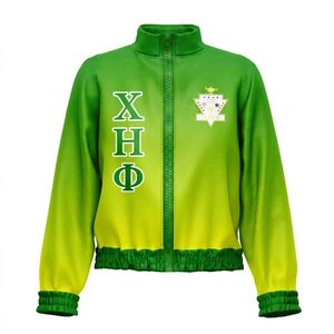 Chaqueta de Motociclista para Mujer Chi Eta Phi, Estilo Griego, Chaqueta de Cuero PU Estilo Racing, Ropa de Moda para Hermandades - Product Image 6