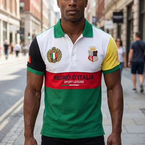 เสื้อผ้าฝ้ายคุณภาพสูง 95% ผสมสแปนเด็กซ์ 5% แบบถัก สำหรับเสื้อเชิ้ตสไตล์วินเทจ ระบายอากาศได้ดี ปักลายตามสั่ง ใส่สบายในฤดูร้อน ทรงเข้ารูปสำหรับผู้ชาย - Product Image 4