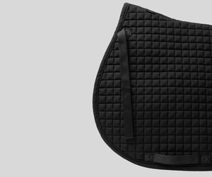 Tapis de selle de dressage en coton doux de haute qualité avec sangle de maintien, doublure en maille personnalisée, pour l'équitation western - Product Image 3