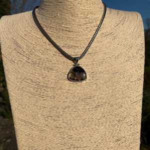Pendentif en fluorite bleue naturelle NIKHIL GEMS, argent sterling 925, vintage, pierre précieuse de fiançailles, évaluation par une tierce partie, pour femmes - Product Image 6