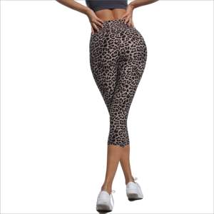 Leggings de sport taille haute en Spandex et Polyester, couleur unie, longueur intégrale, sans couture, pour le sport, prix de gros, personnalisable - Product Image 6