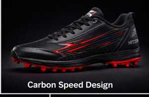 รองเท้าคริกเก็ตสำหรับผู้ชาย พื้นยางเย็บสองชั้น สำหรับฝึกซ้อมและแข่งขัน รับผลิตตามสั่ง ขายส่ง สีตามต้องการ - Product Image 2