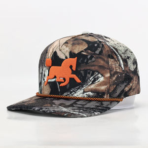 Gorra de 5 Paneles de Terciopelo con Estampado de Camuflaje RealTree, Gorra Deportiva Económica de Algodón con Cierre a Presión para Caza y Senderismo - Product Image 3