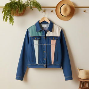 แจ็กเก็ตสีสันสดใสของผู้หญิงผ้าเดนิมสำหรับฤดูร้อน2025: แจ็กเก็ตผ้าฝ้ายสำหรับชุดเดรสฤดูร้อนและเสื้อผ้าตะวันตก-แจ็กเก็ตผู้หญิงที่มีน้ำหนักเบา - Product Image 6