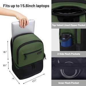 Sacs et étuis d'affaires personnalisés en gros grande capacité Sac à dos homme Sac à dos de voyage pour ordinateur portable avec USB - Product Image 2
