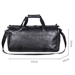 2026 Arrival Custom Wholesale Genuine Leather Zipper Waterproof Portable Travel Sport Unisex <b>Duffel</b> <b>Bag</b> - Product Image 1