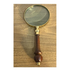 Loupe en métal antique de luxe avec finition haut de gamme pour collectionneurs, bureau et présentation sur table - Product Image 3