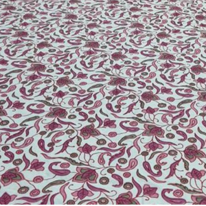 Floral Cotton Jaipur block print 4 seater <b>Round</b> <b>Table</b> <b>Cloth</b>, Eco-friendly handcrafted Premium Boho Design Sustainable Durable - Product Image 4