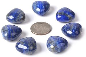 Pierre précieuse Sodalite fait à la main en inde, mélange de minéraux, poches de cœur, fait à la main, vente en gros - Product Image 2