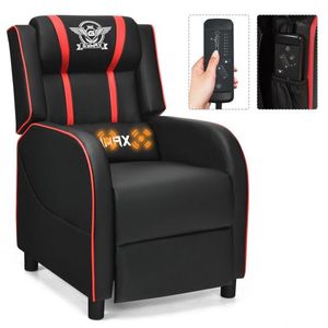 Poltrona Reclinabile Singola da Gaming e da Corsa con Funzioni Massaggianti - Product Image 2