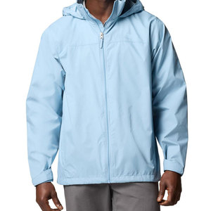 Veste de pluie à capuche d'hiver avec fermeture éclair frontale lisse, écologique et respirante pour homme, pour un usage quotidien - Product Image 1