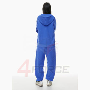 Sudadera con capucha extragrande para mujer, mezcla de algodón de 490 GSM, forro polar grueso, ropa de calle de invierno, moda, OEM, marca privada, fábrica de exportación - Product Image 6