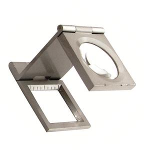 Lupa Plegable de Aluminio 10X de Jipsy Metal Industries con Paño de Lino para Joyería y Confección de Ropa - Product Image 1