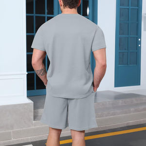 Conjuntos Deportivos de Verano de Manga Corta Más Vendidos para Deportes y Moda en 2026, Chándal Informal con Logotipo Personalizable - Product Image 2