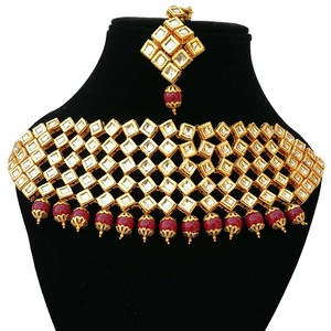Women's Trendy Alloy Party Wear Engagement Anniversary Wedding Choker Earrings Set Copper 18K Gold Plated Zircon Jewelry - Product Image 2