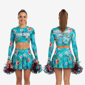Fabricant OEM de Marque Privée, Uniforme de Cheerleading Personnalisé, Tenue Deux Pièces pour Équipe de Cheerleading, Vêtements Premium pour Équipes de Cheerleading - Product Image 4