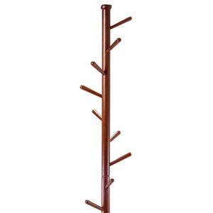 Giglio Noce cappotto albero con 9 pioli elegante legno noce appendiabiti - Product Image 4