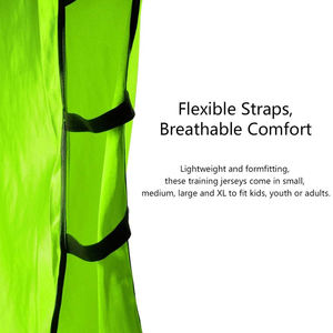 Vestes d'entraînement de football personnalisées en sublimation en gros - Haute qualité, couleurs unies, respirantes, séchage rapide | - Product Image 3