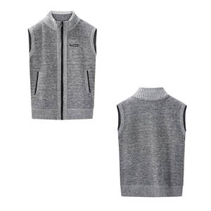 New Arrival <b>Wool</b> Made Windproof Vests For Men Online Best Selling 2 Side Custom Pockets Vests - Product Image 3