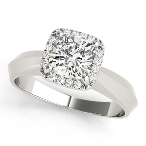 IGI Certified <b>Cushion</b> Cut Lab Grown Diamond Halo <b>Ring</b> 10K 14K 18K Gold 925 935 Silver Classic Engagement <b>Ring</b> Fine Jewelry - Product Image 3