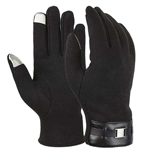 Vente en gros de nouveaux gants d'hiver personnalisés à la mode pour hommes et femmes gants de conduite de sport en plein air avec cuir chaud pour la course à pied et le cyclisme - Product Image 1