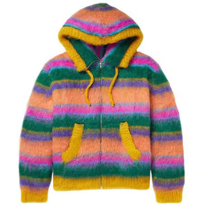 Nuevo Suéter de Punto de Invierno para Hombre, Talla Grande, Cárdigan 100% Algodón, Chaqueta con Logotipo Frontal, Transpirable, de Secado Rápido, Informal - Product Image 1