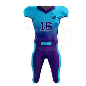 Tenue de football américain pour joueur d'équipe, uniforme léger à manches courtes, vêtements de sport personnalisés pour hommes - Product Image 2