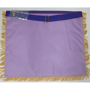 Tabliers de cérémonie maçonniques de haute qualité en gros, personnalisés avec logo brodé - Product Image 6