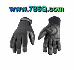 Gants de travail d'hiver de couleur noire les plus vendus, imperméables au doigt complet avec OEM - Product Image 1