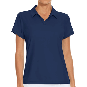 Camiseta Deportiva de Golf para Mujer, Color Rosa, Tejida en Lona, Diseño Personalizado, Transpirable, Ecológica, para Verano, al Mejor Precio - Product Image 5