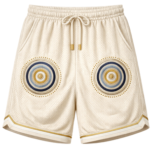Shorts de sport décontractés pour hommes, en maille, légers, pour la gym, l'entraînement, la course à pied, la remise en forme, avec taille élastique, séchage rapide - Product Image 6