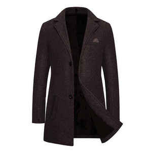 Manteau Trench Élégant en Mélange de Laine pour Homme – Veste d'Hiver Chaude et Longue pour l'Automne – Style Urbain Décontracté et Habillé – Vente en Gros - Product Image 5