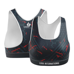 Sujetador Deportivo Personalizado para Mujer, Sublimado, para Yoga, Gimnasio, Ejercicio, Ropa Deportiva, Absorbe la Humedad, Fabricante OEM - Product Image 1