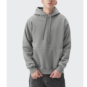 Heavyweight Cotton Men's Hooded Sweatshirts <b>Wreath</b> Puff Printing Label High Quality Custom Logo Hoodies - Product Image 2