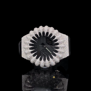 Kit de Modificación de Caja de Reloj con Incrustaciones de Diamantes, Estilo Octagonal Urbano, Hip Hop, Moda, Actualización de la Carcasa del Reloj - Product Image 1