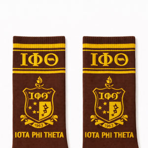 Calcetines Personalizados Premium con Letras Griegas para Fraternidades, Colección de Ropa para Hermandades y Confraternidades - Product Image 2