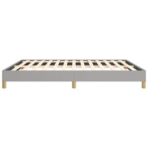 Cadre de lit en contreplaqué polyester gris clair, bois d'ingénierie, lits en bois élégants - Product Image 6