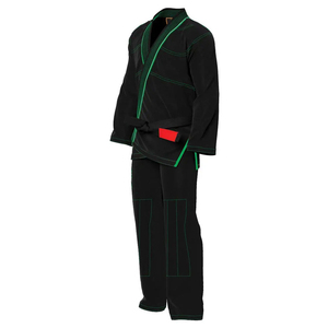 Kimono de Jiu-jitsu BJJ Negro de Alta Calidad al por Mayor, 100% Algodón, Ligero, de Secado Rápido, Personalizable, Unisex - Product Image 4