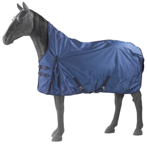 Manta Impermeable para Caballo, de Tela Oxford Resistente a Desgarros, con Solapa Media para la Cola y Cierres Dobles en el Pecho, para Montar en Todas las Estaciones y Uso en Exteriores - Product Image 1